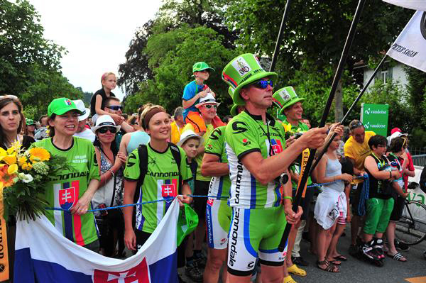 Peter Sagan's fans